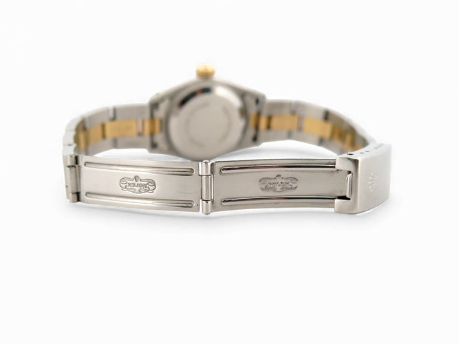 Montre Rolex Oyster Perpetual Lady 67243 - Montre automatique 24 mm acier et or jaune 58 Facettes 272072