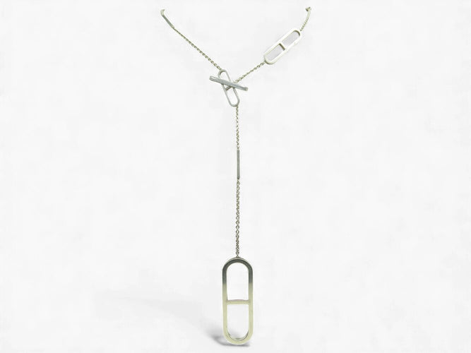 Collier Hermès - Sautoir Ever Chaîne d'Ancre en argent 925 58 Facettes 271951