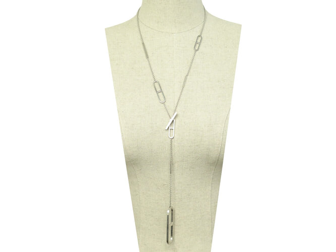 Collier Hermès - Sautoir Ever Chaîne d'Ancre en argent 925 58 Facettes 271951