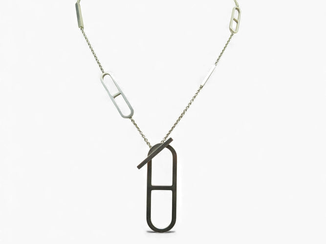 Collier Hermès - Sautoir Ever Chaîne d'Ancre en argent 925 58 Facettes 271951