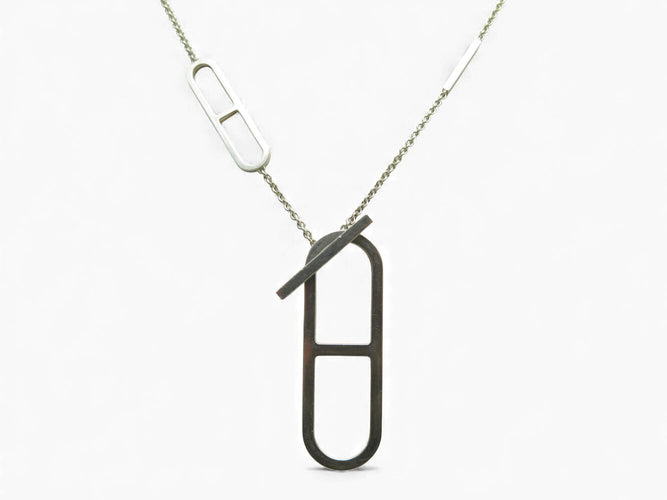 Collier Hermès - Sautoir Ever Chaîne d'Ancre en argent 925 58 Facettes 271951