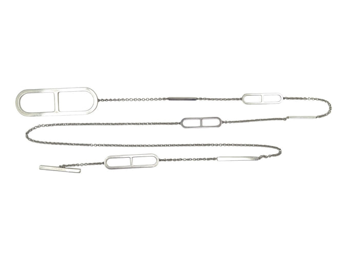 Collier Hermès - Sautoir Ever Chaîne d'Ancre en argent 925 58 Facettes 271951