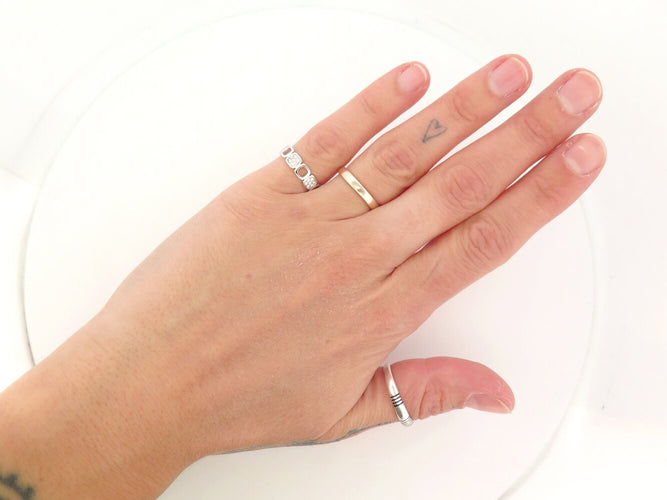 Bague 48 Dinh Van Impression Domino - Bague en or blanc 18k et diamants 58 Facettes 271715