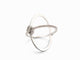 Bague 51 Gucci GG Running - Bague 7 mm en or blanc 18k et diamants, t51 58 Facettes 271885