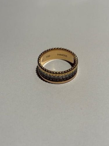 Bague 50 Boucheron Quatre - Bague classique small en or jaune et diamants 58 Facettes 196511044100
