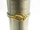 Bracelet FRED Force 10 Infinie - Bracelet grand modèle en or jaune 18k et acier 58 Facettes 271707