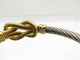 Bracelet FRED Force 10 Infinie - Bracelet grand modèle en or jaune 18k et acier 58 Facettes 271707