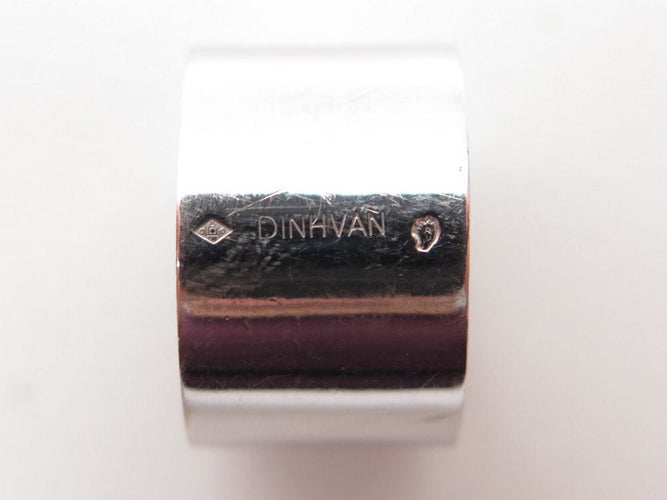 Bague 51 Dinh Van Anthea - Bague GM pavée en or blanc 18K et diamants 58 Facettes 271709