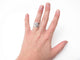 Bague 51 Dinh Van Anthea - Bague GM pavée en or blanc 18K et diamants 58 Facettes 271709