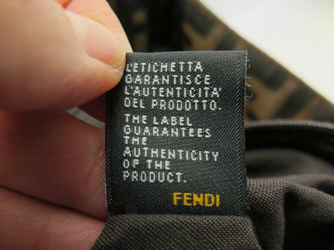 sac a main FENDI baguette 8bt163 toile logo monogramme zucca bandouliere 58 Facettes 271140