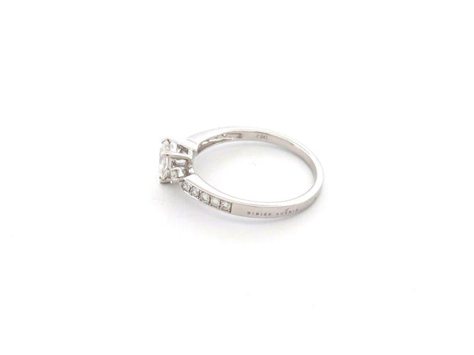 Bague 54 Guérin Joaillerie - Bague solitaire Diamant de Rosée en or blanc 18k 58 Facettes 266000
