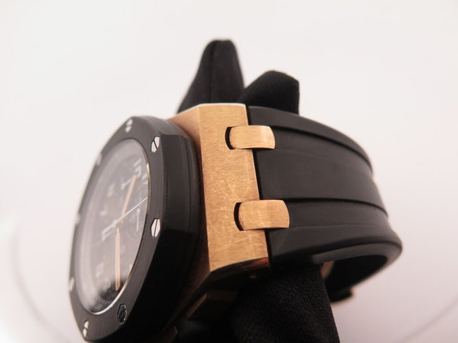 Montre Audemars Piguet Royal Oak Offshore - Montre chronographe en or rose 18K 58 Facettes 266644