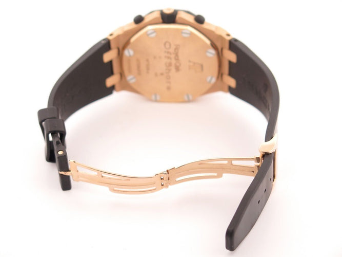 Montre Audemars Piguet Royal Oak Offshore - Montre chronographe en or rose 18K 58 Facettes 266644