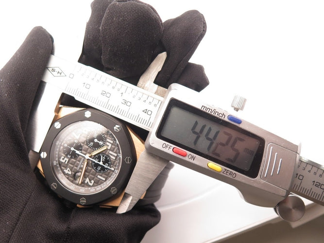 Montre Audemars Piguet Royal Oak Offshore - Montre chronographe en or rose 18K 58 Facettes 266644
