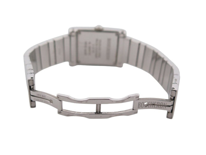 Montre Boucheron Reflet Icare - Montre quartz classique 34 mm en acier et diamants 58 Facettes 268397