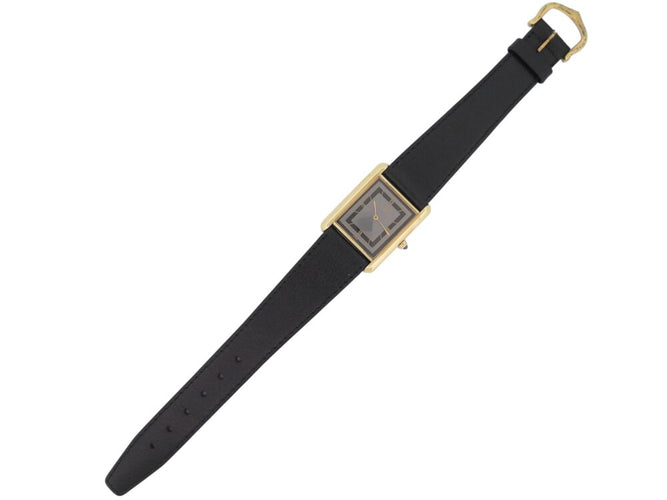 Montre Cartier Must Tank - Montre quartz 23 mm en vermeil 58 Facettes 136565