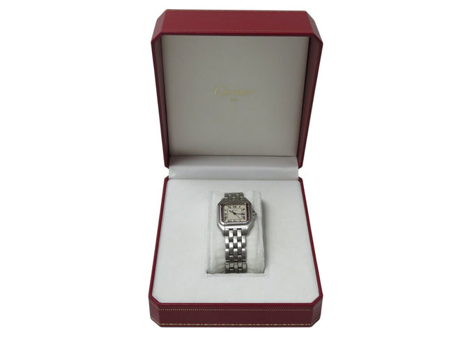 Montre Cartier Panthère GM - Montre quartz 41 mm en acier + boîte 58 Facettes 269447