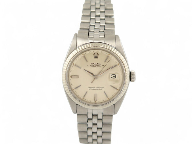 Montre Rolex Oyster Datejust 1601 - Montre 36 mm en acier et or 14k 58 Facettes 270144