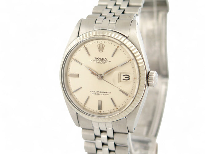Montre Rolex Oyster Datejust 1601 - Montre 36 mm en acier et or 14k 58 Facettes 270144