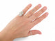 Bague 48 Bague marquise navette en or rose 18k et platine, 17 diamants 3,4 ct 58 Facettes 270710