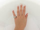 Bague 47 Poiray Tresse - Bague GM en or blanc 18k et diamants 1 ct 58 Facettes 268752