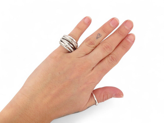 Bague 48 De Grisogono Allegra - Bague en or blanc 18k et diamants 58 Facettes 271440
