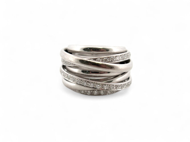 Bague 48 De Grisogono Allegra - Bague en or blanc 18k et diamants 58 Facettes 271440