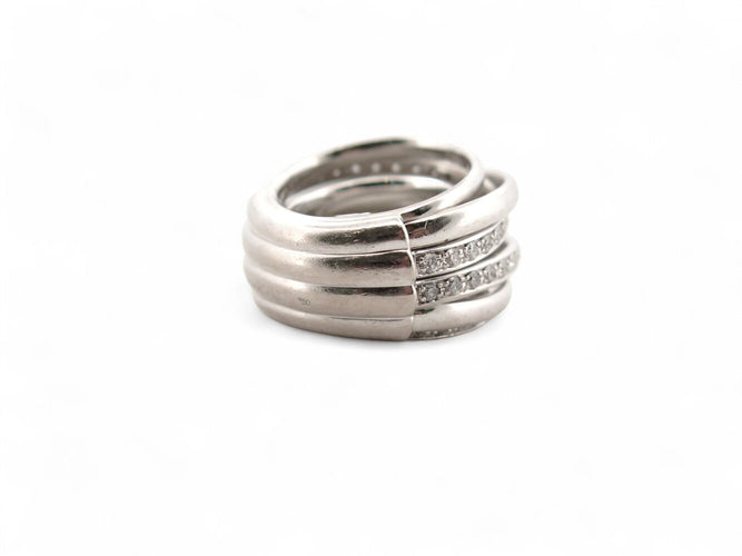 Bague 48 De Grisogono Allegra - Bague en or blanc 18k et diamants 58 Facettes 271440