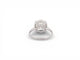 Bague 54 bague solitaire diamant de laboratoire 5.41cts or blanc 18k 3.39g 58 Facettes 272943