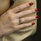 Bague 53.5 Solitaire - Bague en or jaune 18k avec diamants 1,17 ct + 0,31 ct 58 Facettes FB11110 / FB11202