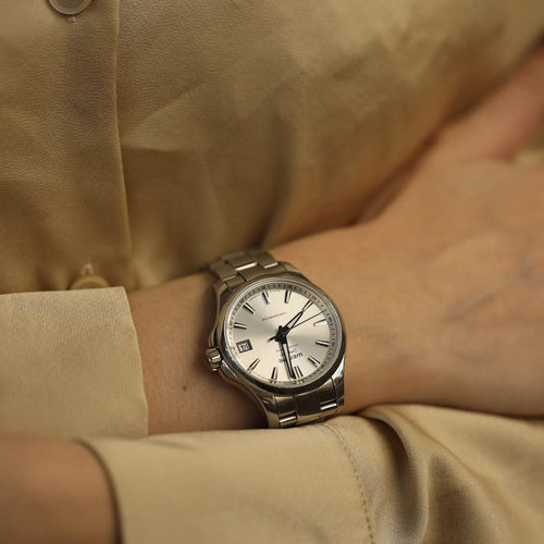 Montre Wempe Glashütte Zeitmeister - Montre chronomètre automatique en acier 36 mm 58 Facettes FB09920