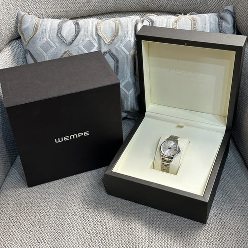 Montre Wempe Glashütte Zeitmeister - Montre chronomètre automatique en acier 36 mm 58 Facettes FB09920