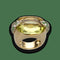 Bague 51 Pomellato Pin Up - Bague en or jaune 18 carats, quartz jaune, diamants et tsavorites 58 Facettes FB11038