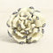 Bague 55 Lydia Courteille - Bague Fleur de Camélia en or noir et diamants noirs 58 Facettes 61E00229