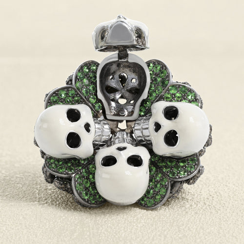 Bague 53 Lydia Courteille Catacombes - Bague en or gris et diamants 58 Facettes 61E00230