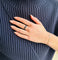 Bague 54 Bague vintage en or jaune 14k sertie de saphirs bleus 58 Facettes 2602001