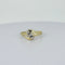 Bague 57 Bague vintage en or jaune 14 carats et 3 diamants 58 Facettes 2512014