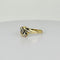 Bague 57 Bague vintage en or jaune 14 carats et 3 diamants 58 Facettes 2512014
