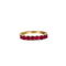 Bague 54 Bague vintage en or jaune 14 carats et rubis 58 Facettes 2601099