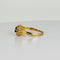 Bague 53 Bague vintage en or jaune 18k avec saphirs marquise et diamants 58 Facettes 2601005