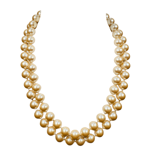 Collier Monet - Collier vintage de perles fantaisie (années 1990) 58 Facettes 2512022