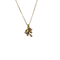 Pendentif Pendentif vintage en or jaune 18 carats, saphirs blancs et diamant 58 Facettes 2508019