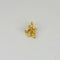 Pendentif Pendentif vintage en or jaune 18 carats, saphirs blancs et diamant 58 Facettes 2508019