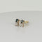 Boucles d'oreilles Boucles d’oreilles vintage en or jaune 14K, saphirs bleus et diamants 58 Facettes 2508002