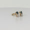 Boucles d'oreilles Boucles d’oreilles vintage en or jaune 14K, saphirs bleus et diamants 58 Facettes 2508002
