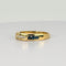 Bague 52 Bague vintage en or jaune 18 carats avec diamants et saphirs 58 Facettes 2310016