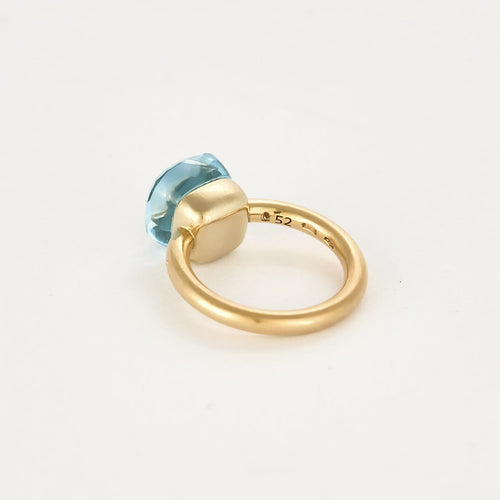 Bague 52 Pomellato Nudo Classique - Bague en or rose 18 carats et topaze (full set) 58 Facettes 58FC31-2