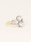 Bague 56 Belle Époque - Bague toi et moi en or 18k et platine, diamants 2 ct 58 Facettes 1200.5