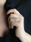 Bague 56 Belle Époque - Bague toi et moi en or 18k et platine, diamants 2 ct 58 Facettes 1200.5
