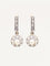 Boucles d'oreilles Boucles d’oreilles dormeuses anciennes en or jaune 18 carats, diamants et perles 58 Facettes 1199.5